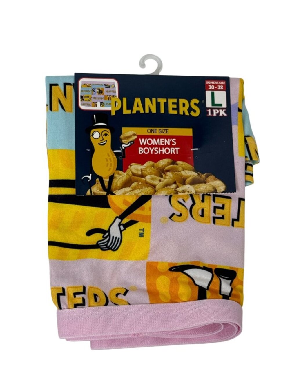 Planters Mr. Peanut Boyshort Underwear Size L NWT
